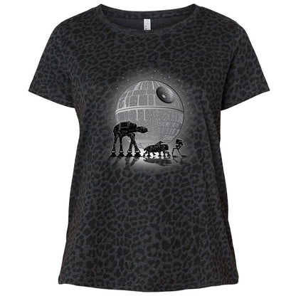 Ladies Curvy Jersey - SEYWFL17 - Black Leopard - 11