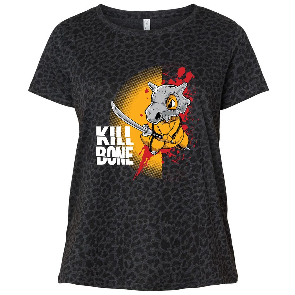 Ladies Curvy Jersey - FSA1UH2K - Black Leopard - 11