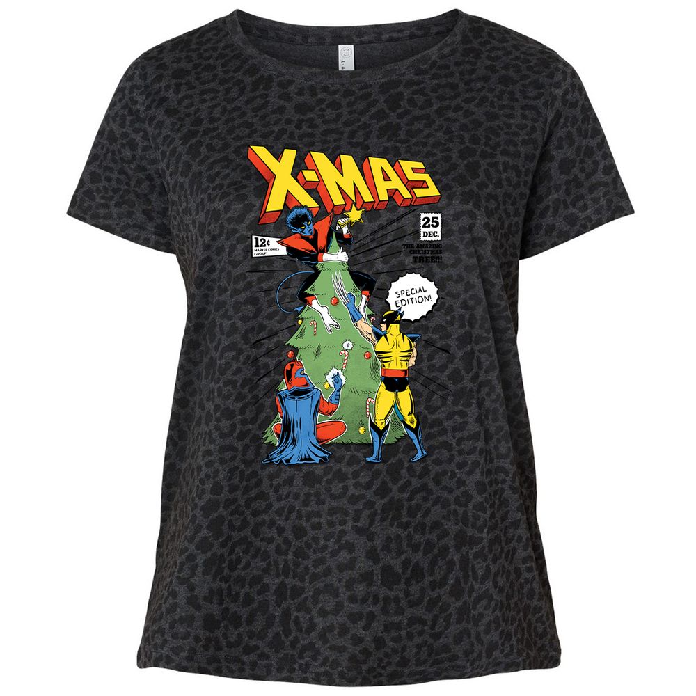 Ladies Curvy Jersey - UTVUCLPB - Black Leopard - 11