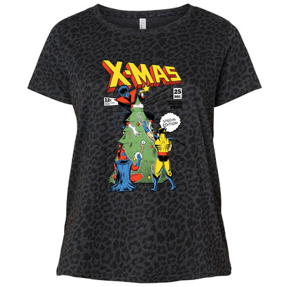 Ladies Curvy Jersey - UTVUCLPB - Black Leopard - 11