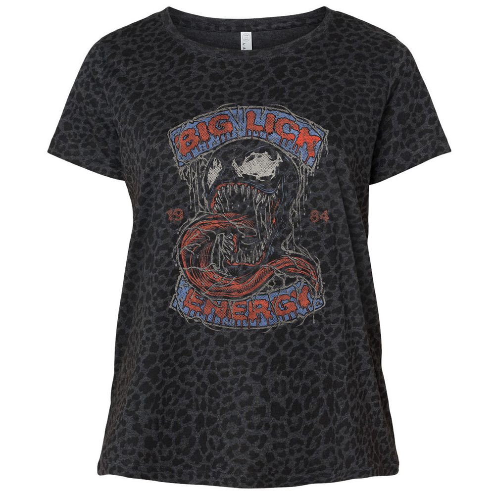 Ladies Curvy Jersey - LZG9XCEZ - Black Leopard - 11