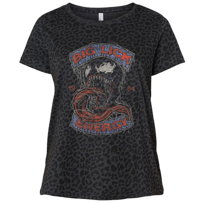 Ladies Curvy Jersey - LZG9XCEZ - Black Leopard - 11