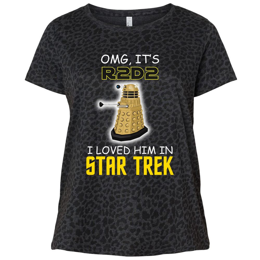 Ladies Curvy Jersey - 2FPJERVE - Black Leopard - 11