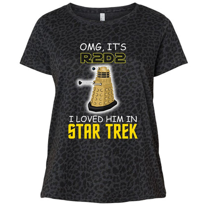 Ladies Curvy Jersey - 2FPJERVE - Black Leopard - 11