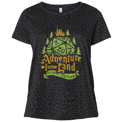 Ladies Curvy Jersey - 1M32Q12F - Black Leopard - 11