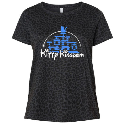 Ladies Curvy Jersey - 7U3C3PRK - Black Leopard - 11