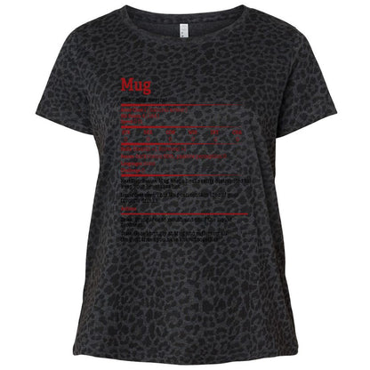 Ladies Curvy Jersey - 5AVKU6TJ - Black Leopard - 11