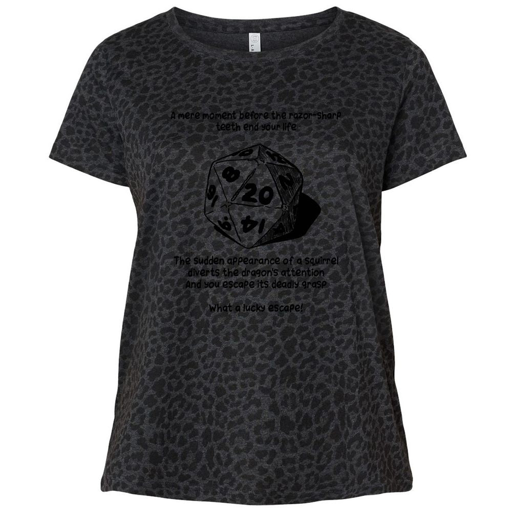 Ladies Curvy Jersey - SHDQC4XS - Black Leopard - 11