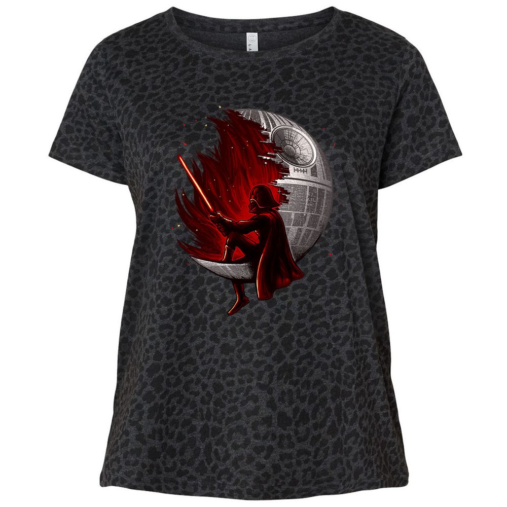 Ladies Curvy Jersey - V5KWUL3M - Black Leopard - 11