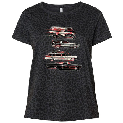 Ladies Curvy Jersey - CUFWNSSW - Black Leopard - 11