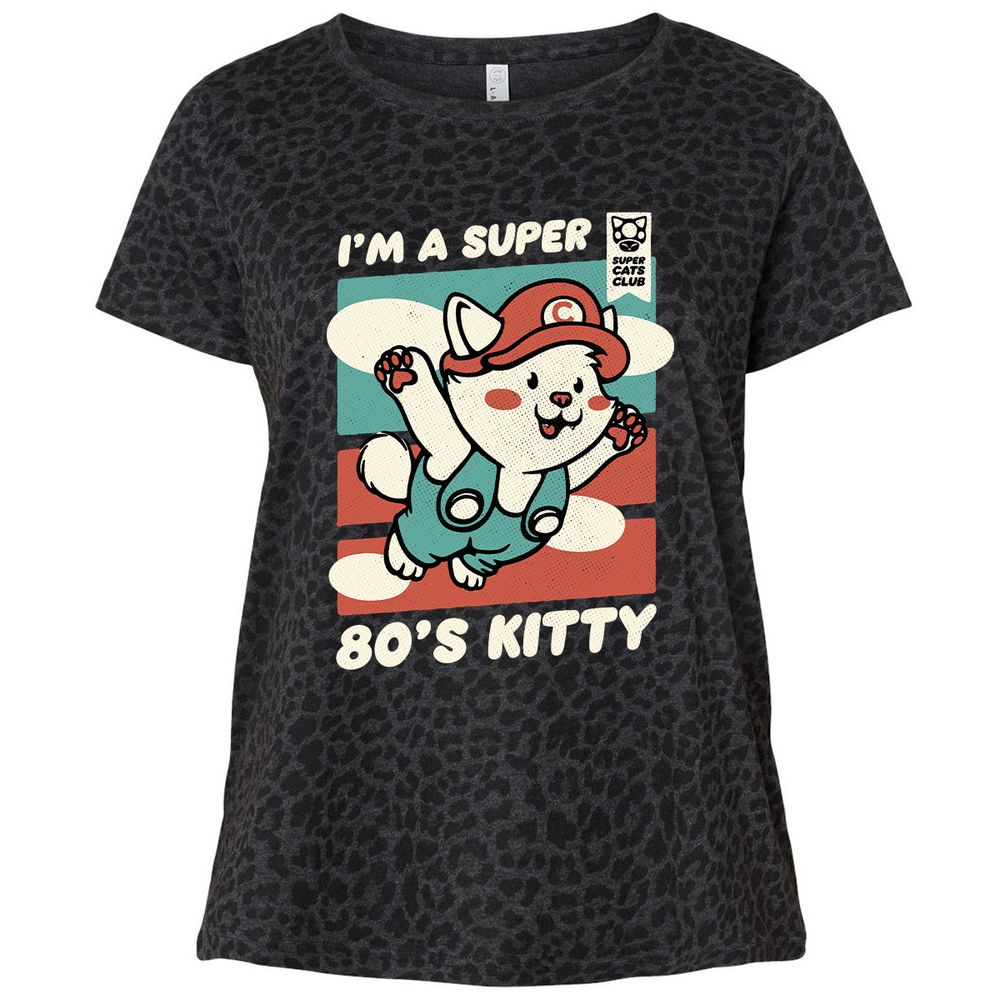 Ladies Curvy Jersey - VAENRHH5 - Black Leopard - 11