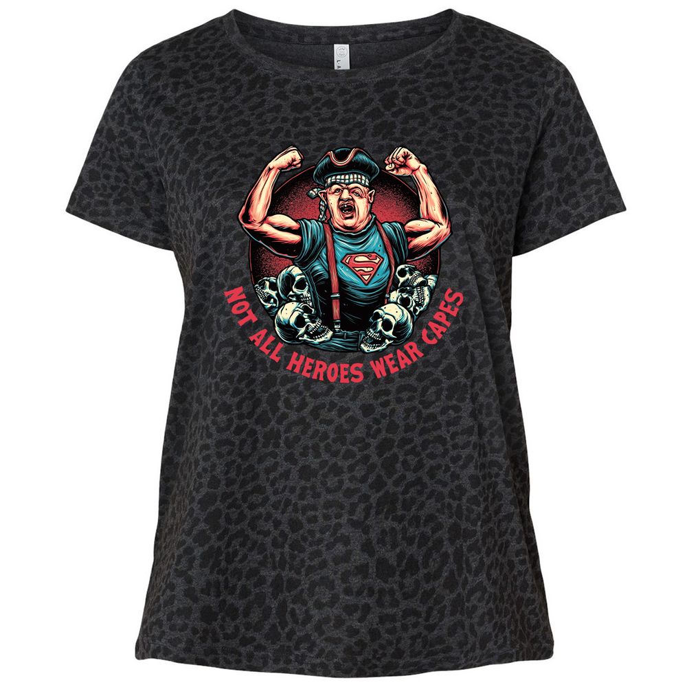 Ladies Curvy Jersey - ZY69AXLD - Black Leopard - 11