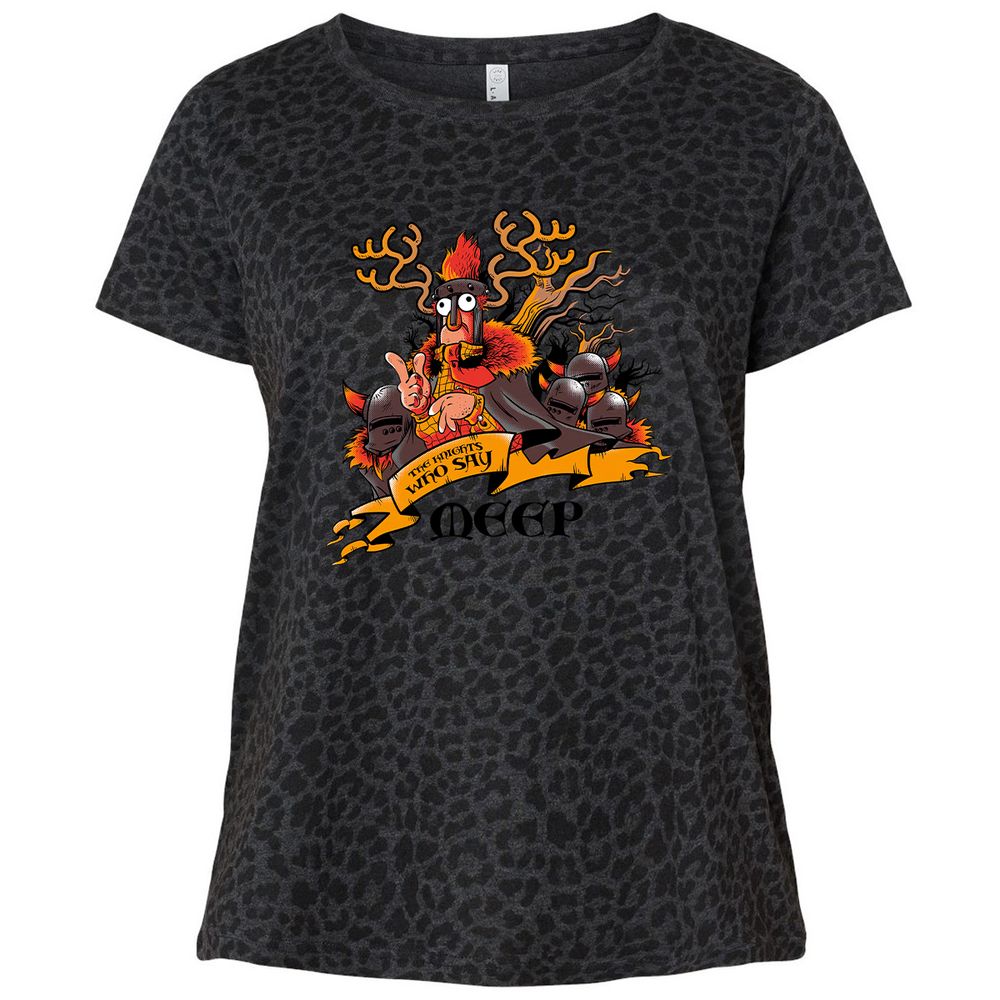 Ladies Curvy Jersey - 4SPL8JMM - Black Leopard - 11