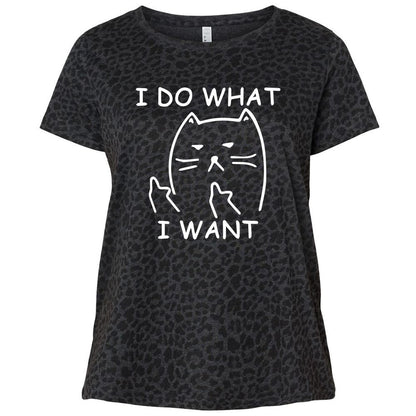 Ladies Curvy Jersey - MQK54A1S - Black Leopard - 11