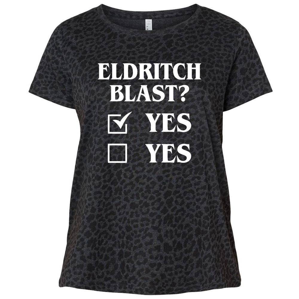 Ladies Curvy Jersey - 1HYKBY6V - Black Leopard - 11