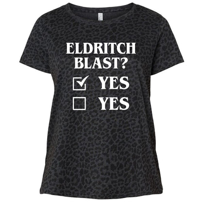 Ladies Curvy Jersey - 1HYKBY6V - Black Leopard - 11