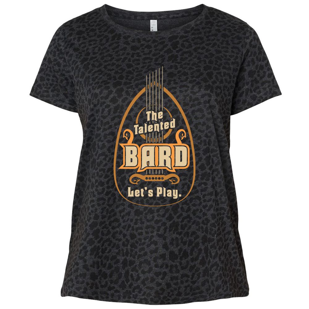 Ladies Curvy Jersey - DT58NGP3 - Black Leopard - 11