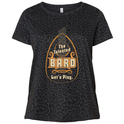 Ladies Curvy Jersey - DT58NGP3 - Black Leopard - 11