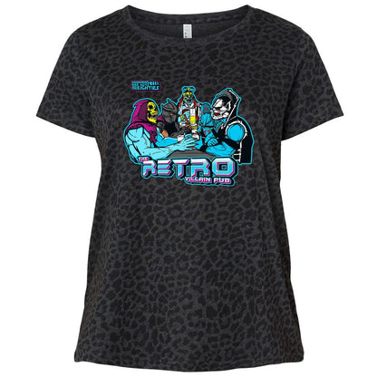 Ladies Curvy Jersey - 4VRMYQ7E - Black Leopard - 11