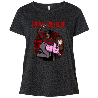 Ladies Curvy Jersey - M6K3QEZC - Black Leopard - 11