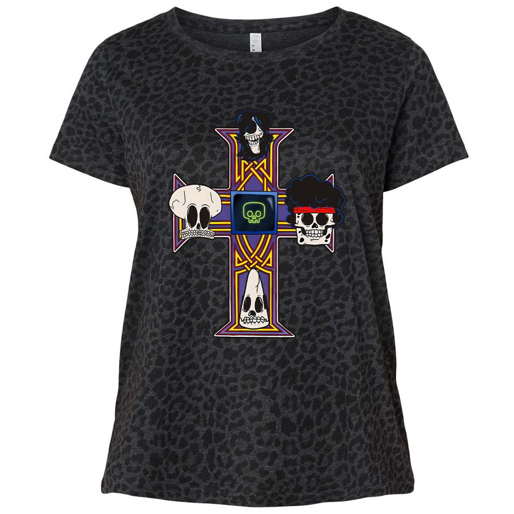 Ladies Curvy Jersey - CFHTS83V - Black Leopard - 11