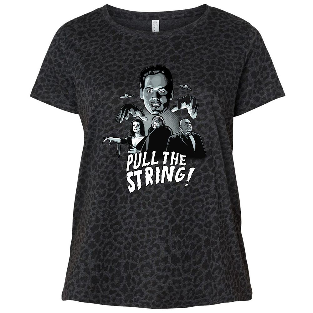 Ladies Curvy Jersey - J7RY47G8 - Black Leopard - 11