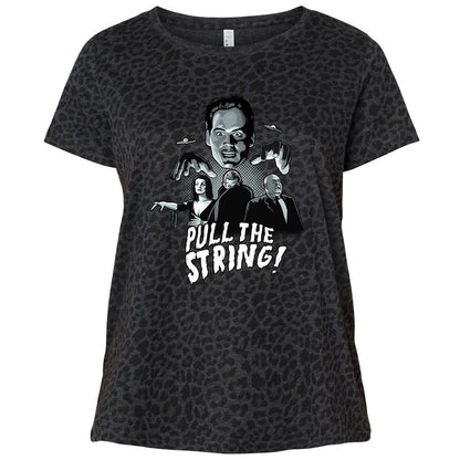 Ladies Curvy Jersey - J7RY47G8 - Black Leopard - 11