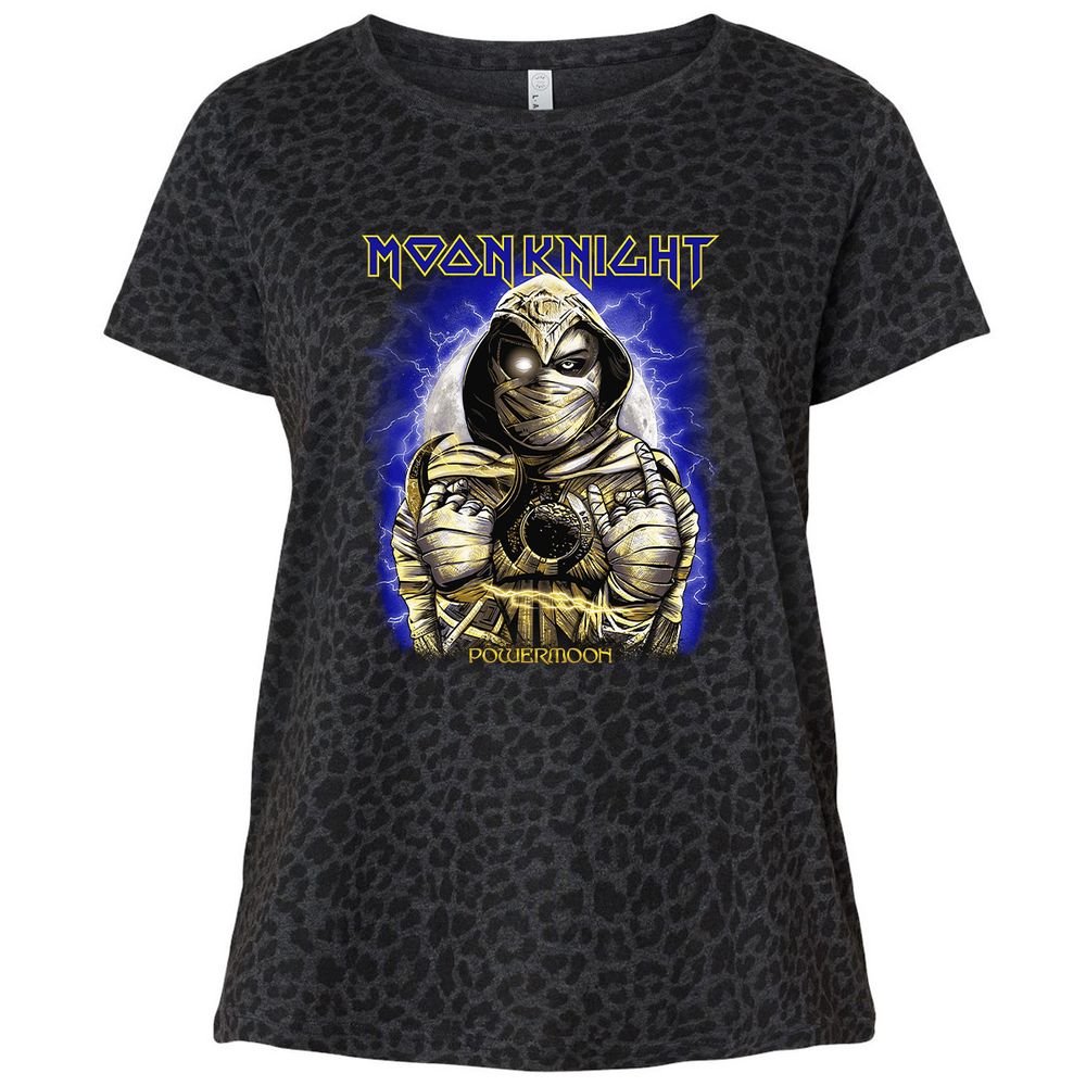 Ladies Curvy Jersey - JGKDU6J6 - Black Leopard - 11