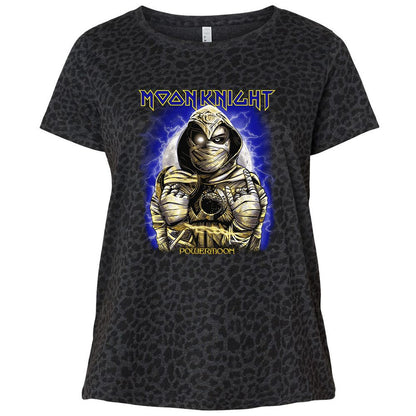 Ladies Curvy Jersey - JGKDU6J6 - Black Leopard - 11