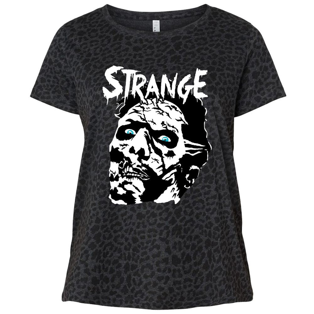 Ladies Curvy Jersey - UF2CW9DN - Black Leopard - 11