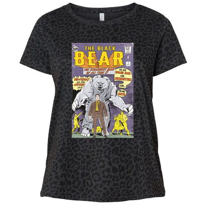 Ladies Curvy Jersey - 1R18Q4TZ - Black Leopard - 11