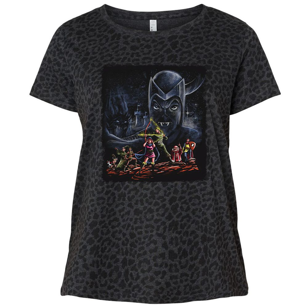 Ladies Curvy Jersey - 483KA5ZR - Black Leopard - 11