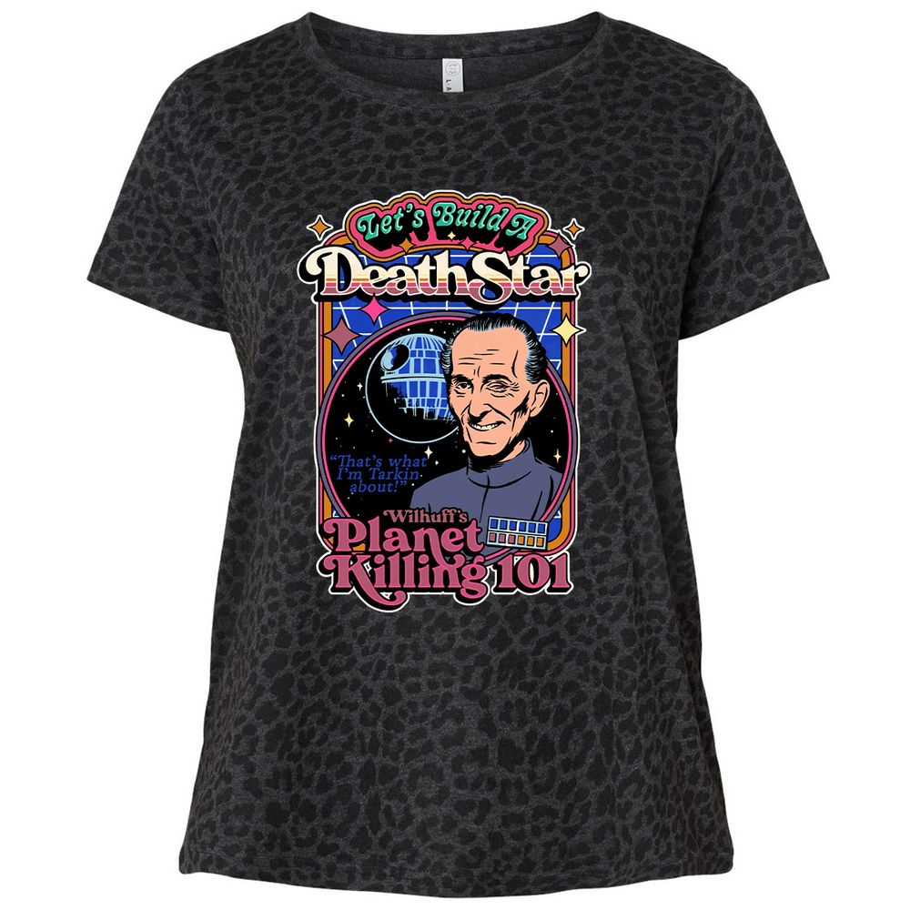 Ladies Curvy Jersey - X9JLVN5E - Black Leopard - 11