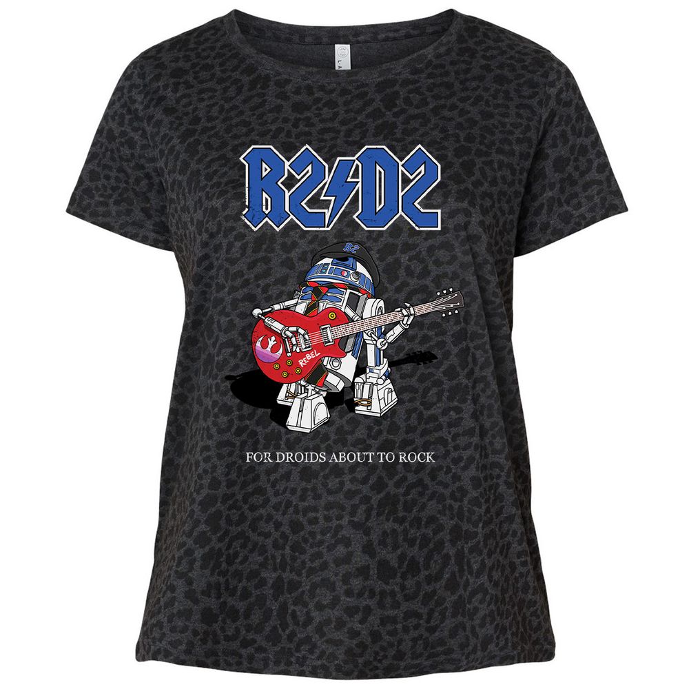 Ladies Curvy Jersey - EVL6RHV6 - Black Leopard - 11