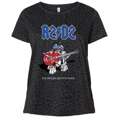 Ladies Curvy Jersey - EVL6RHV6 - Black Leopard - 11