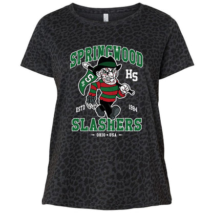 Ladies Curvy Jersey - YJLFLGX2 - Black Leopard - 11