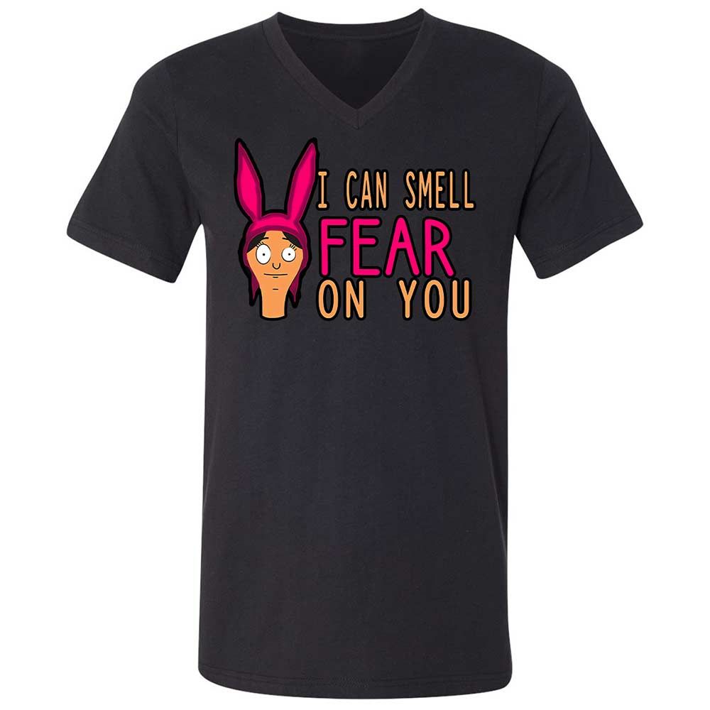 Unisex V-Neck T-Shirt - 14VSJB8Q - Black - 11
