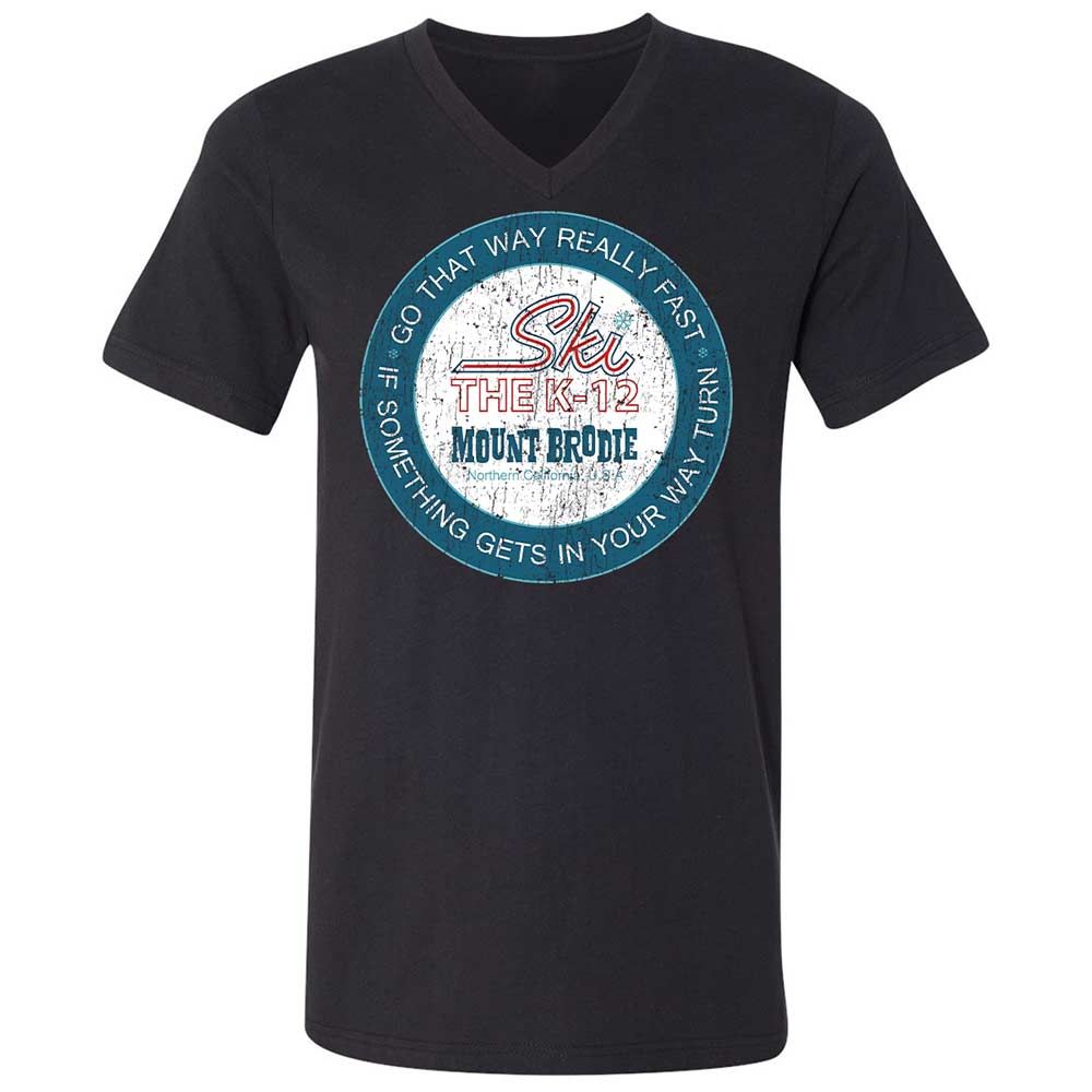 Unisex V-Neck T-Shirt - A9GUBAWB - Black - 11
