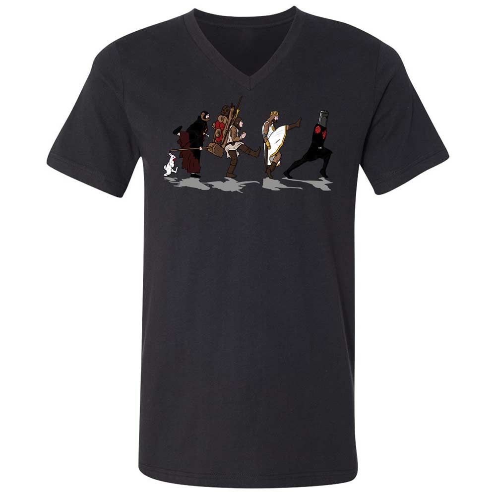 Unisex V-Neck T-Shirt - ER734AUC - Black - 11