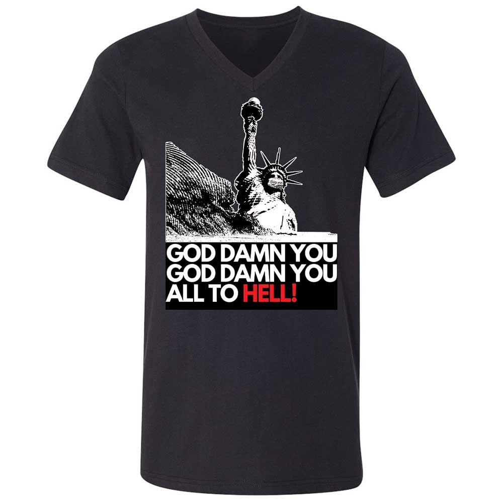 God damn you all to hell! - Black - 11