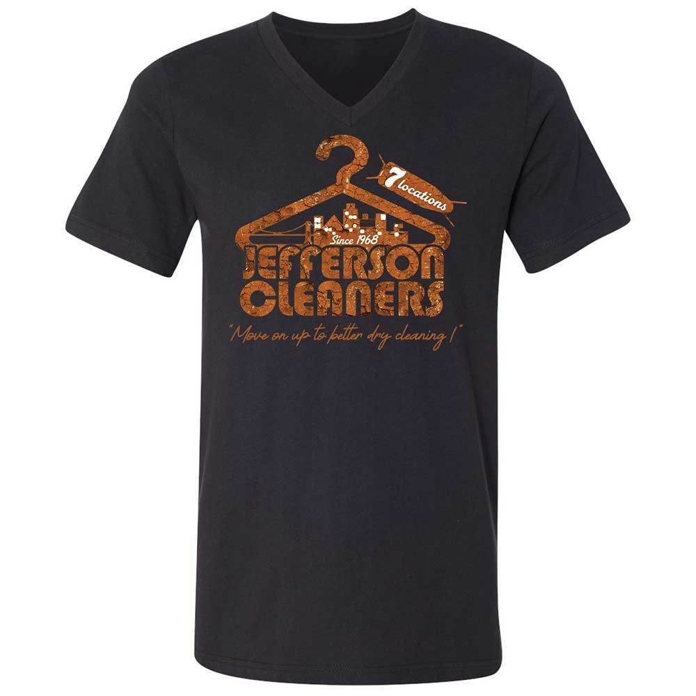 Unisex V-Neck T-Shirt - 5HHWKXP8 - Black - 11