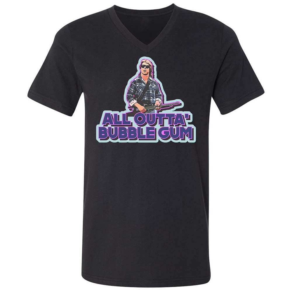 Unisex V-Neck T-Shirt - 2SQ2ZALE - Black - 11