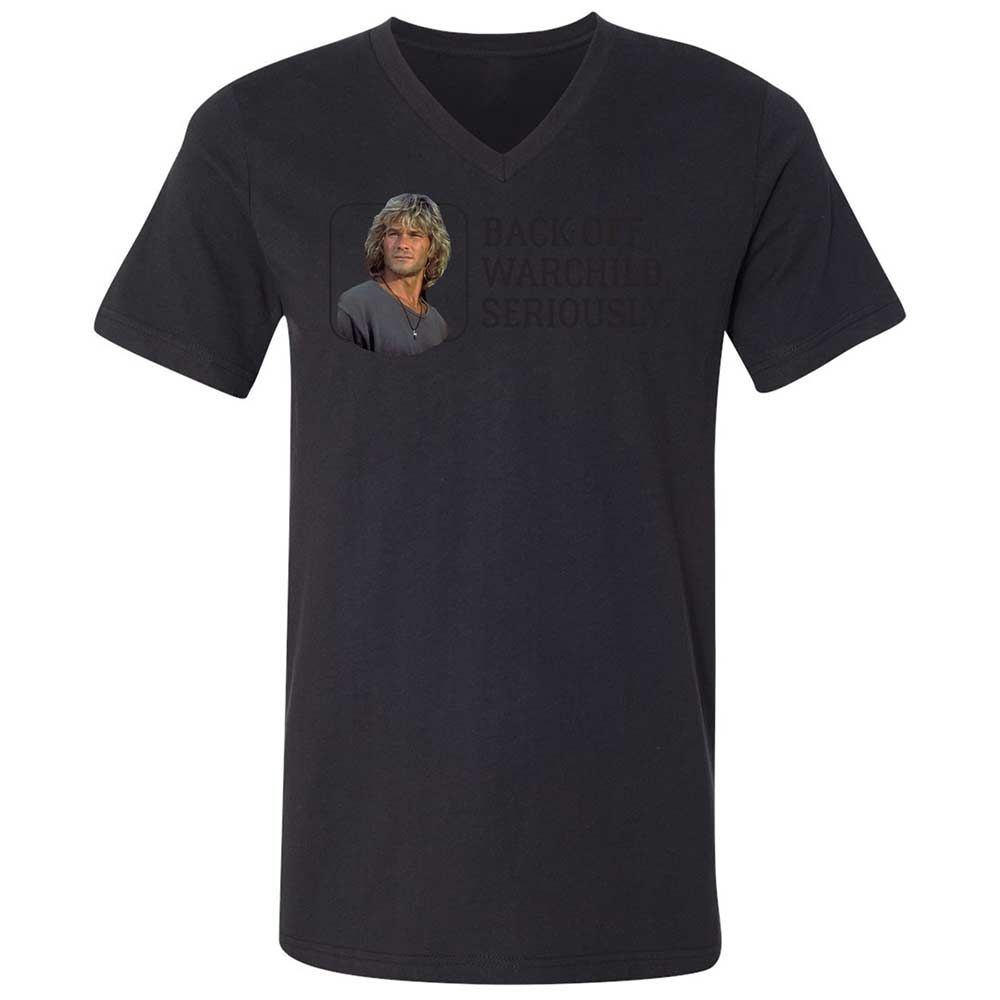 Unisex V-Neck T-Shirt - ZEWKMKDA - Black - 11