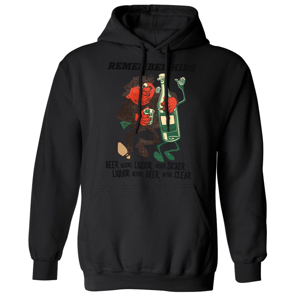 Classic Unisex Hoodie - WU6H71W8 - Black - 11