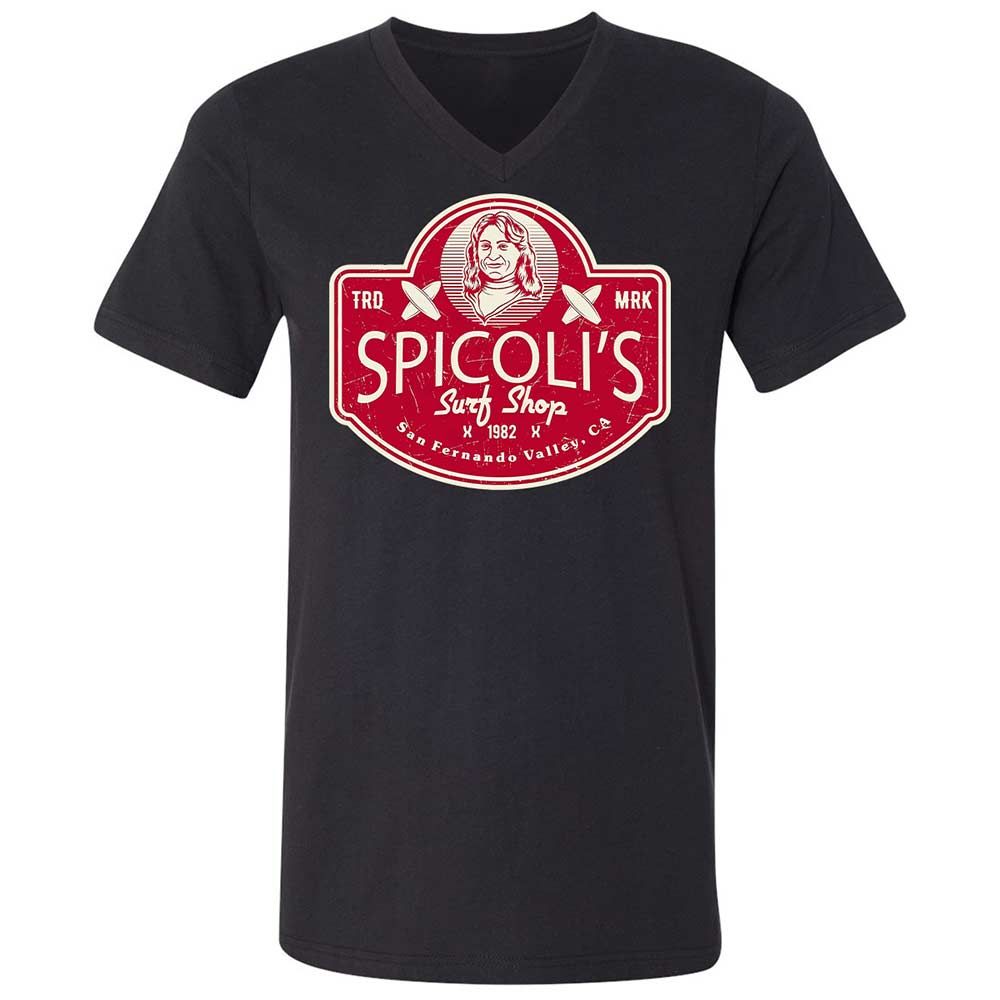 Unisex V-Neck T-Shirt - 4MSCTSRV - Black - 11