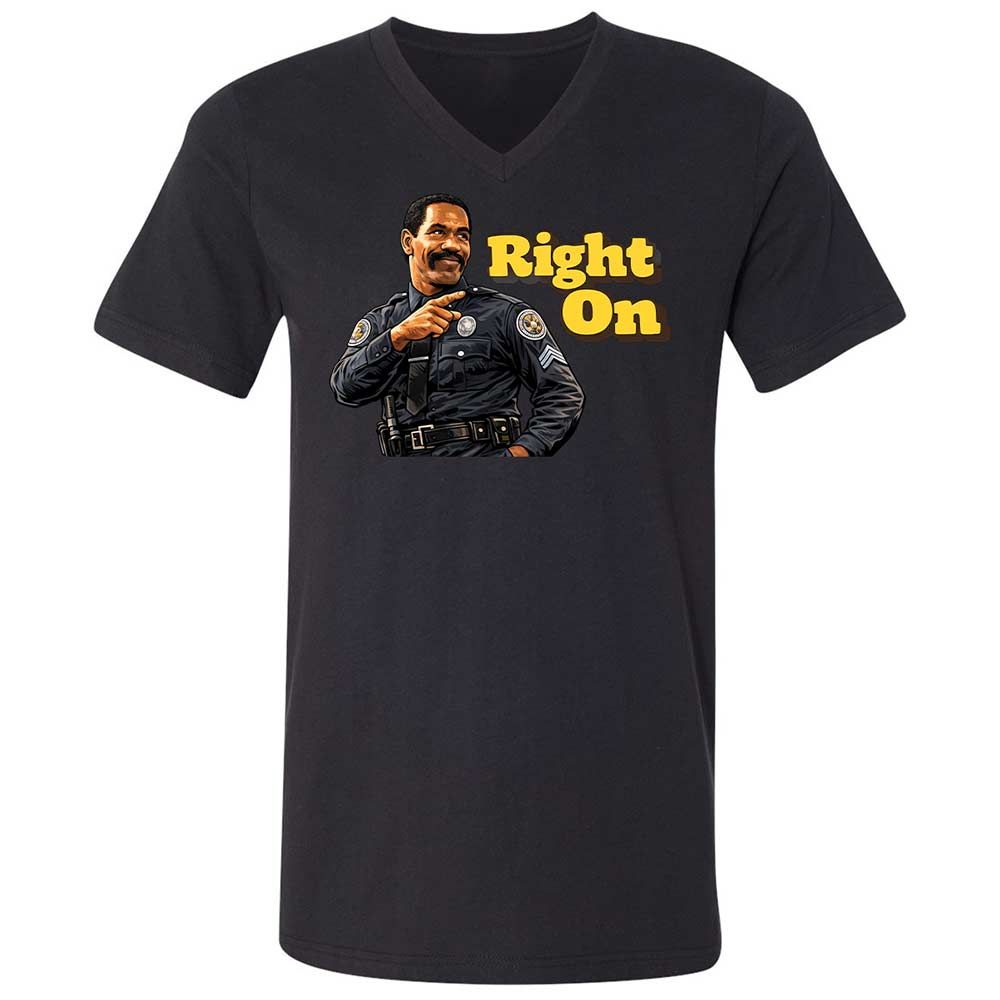 Unisex V-Neck T-Shirt - HTFWHYVP - Black - 11