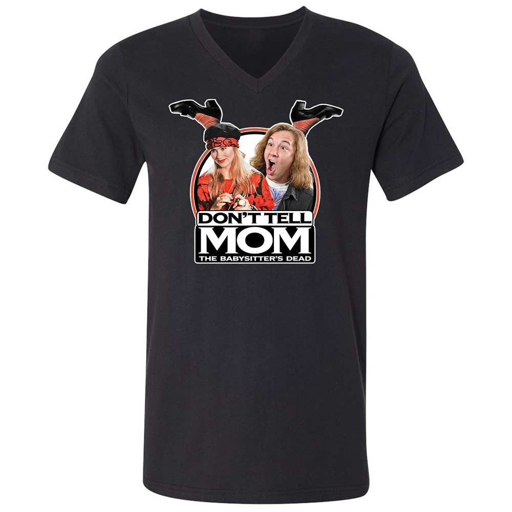 Unisex V-Neck T-Shirt - Y8FFP8QR - Black - 11