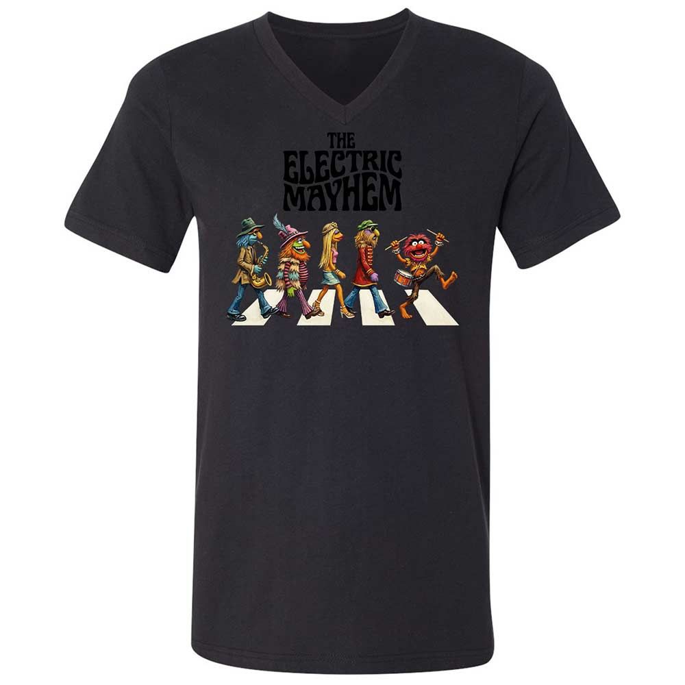 Unisex V-Neck T-Shirt - KLY8ZY8U - Black - 11