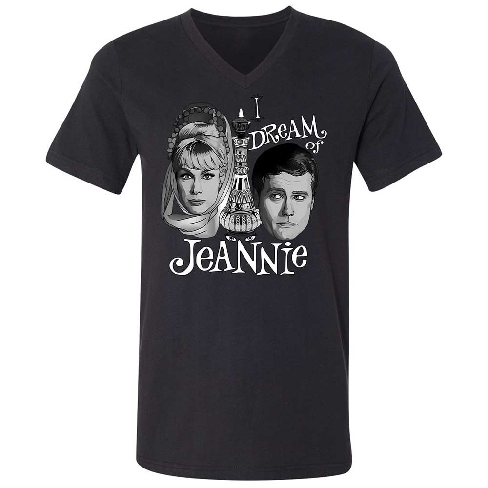 Unisex V-Neck T-Shirt - MGXZH87T - Black - 11