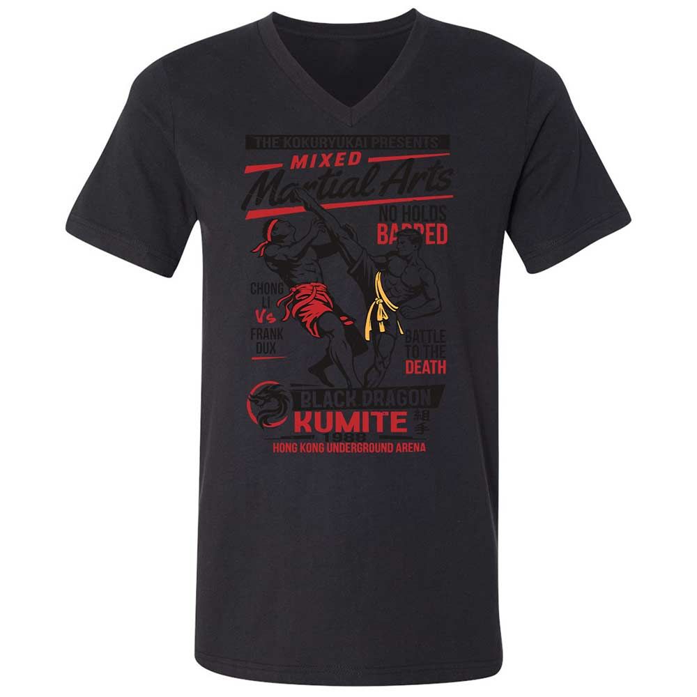 Unisex V-Neck T-Shirt - NRA1TA23 - Black - 11